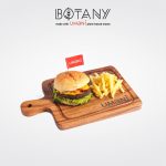 Botany Menu - Burger with Fries